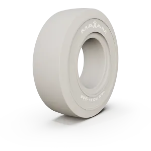 12.00-20 Maxam Non-Marking MS701  Pro (8.5) Solid Tire, ST (Lockring), Smooth V50257