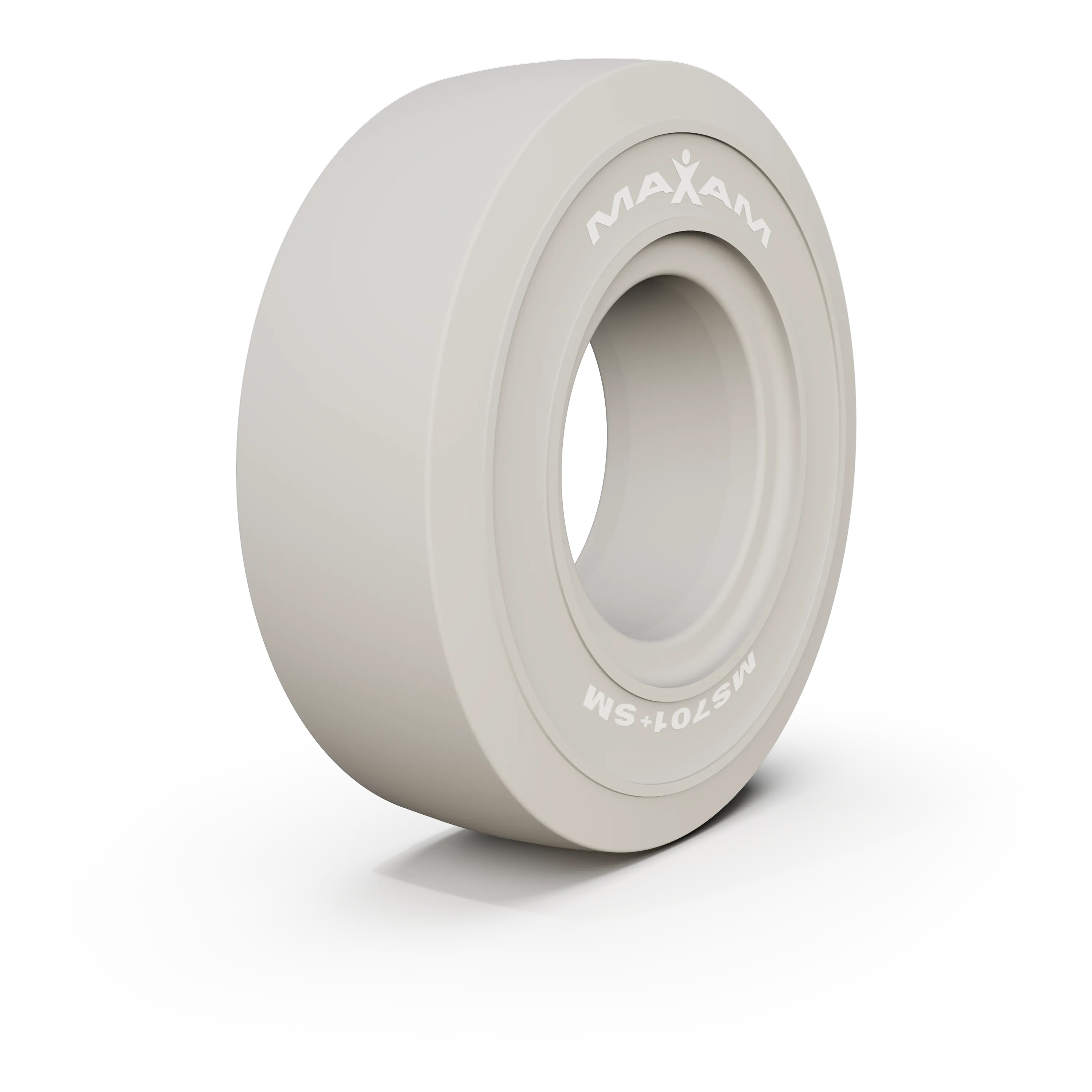 12.00-20 Maxam Non-Marking MS701  Pro (8.5) Solid Tire, ST (Lockring), Smooth V50257