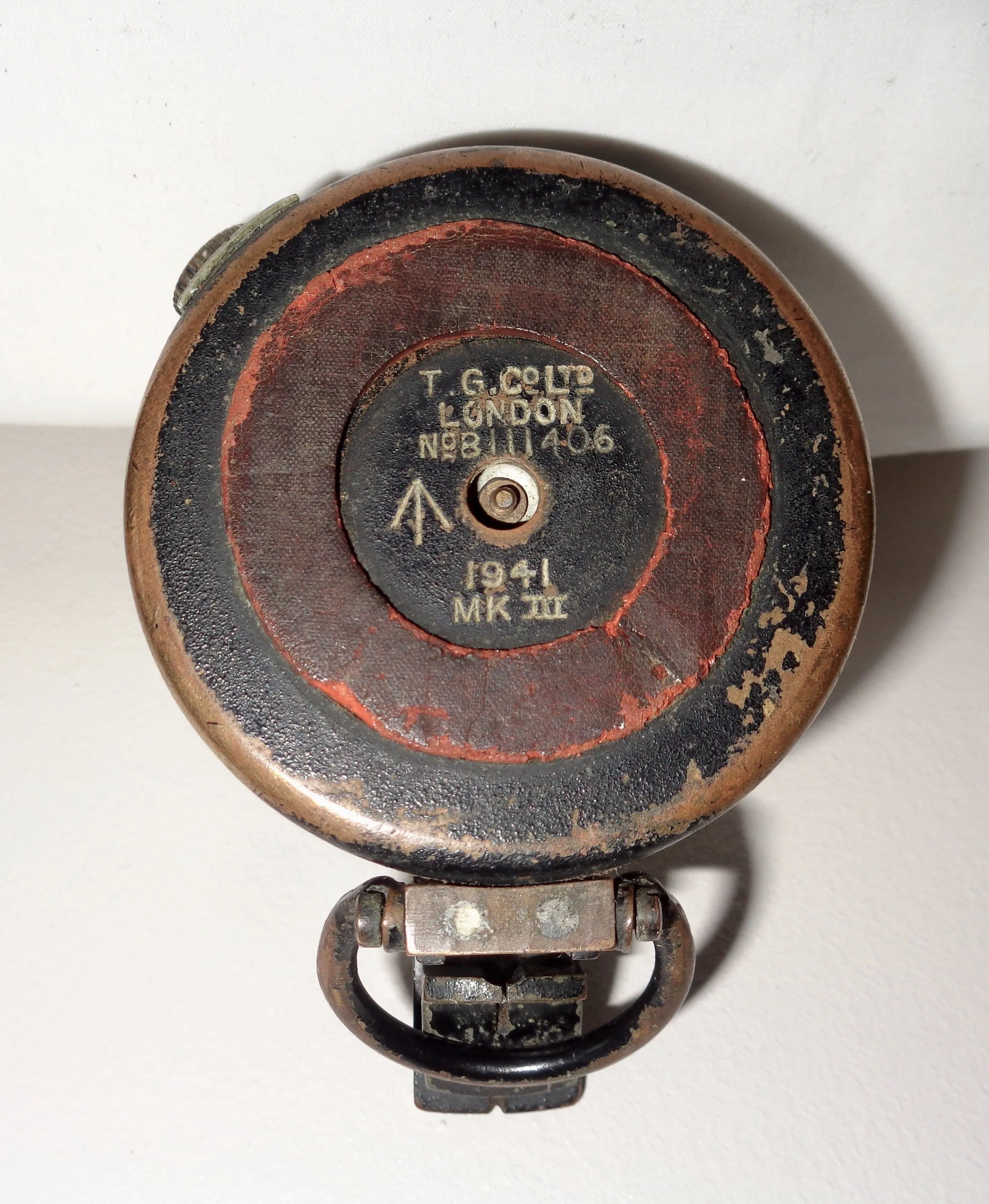 1941 WW2 TG & Co Mk III Officers Prismatic Military Marching Compass