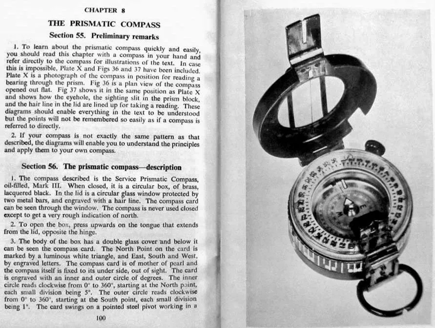 1941 WW2 TG & Co Mk III Officers Prismatic Military Marching Compass