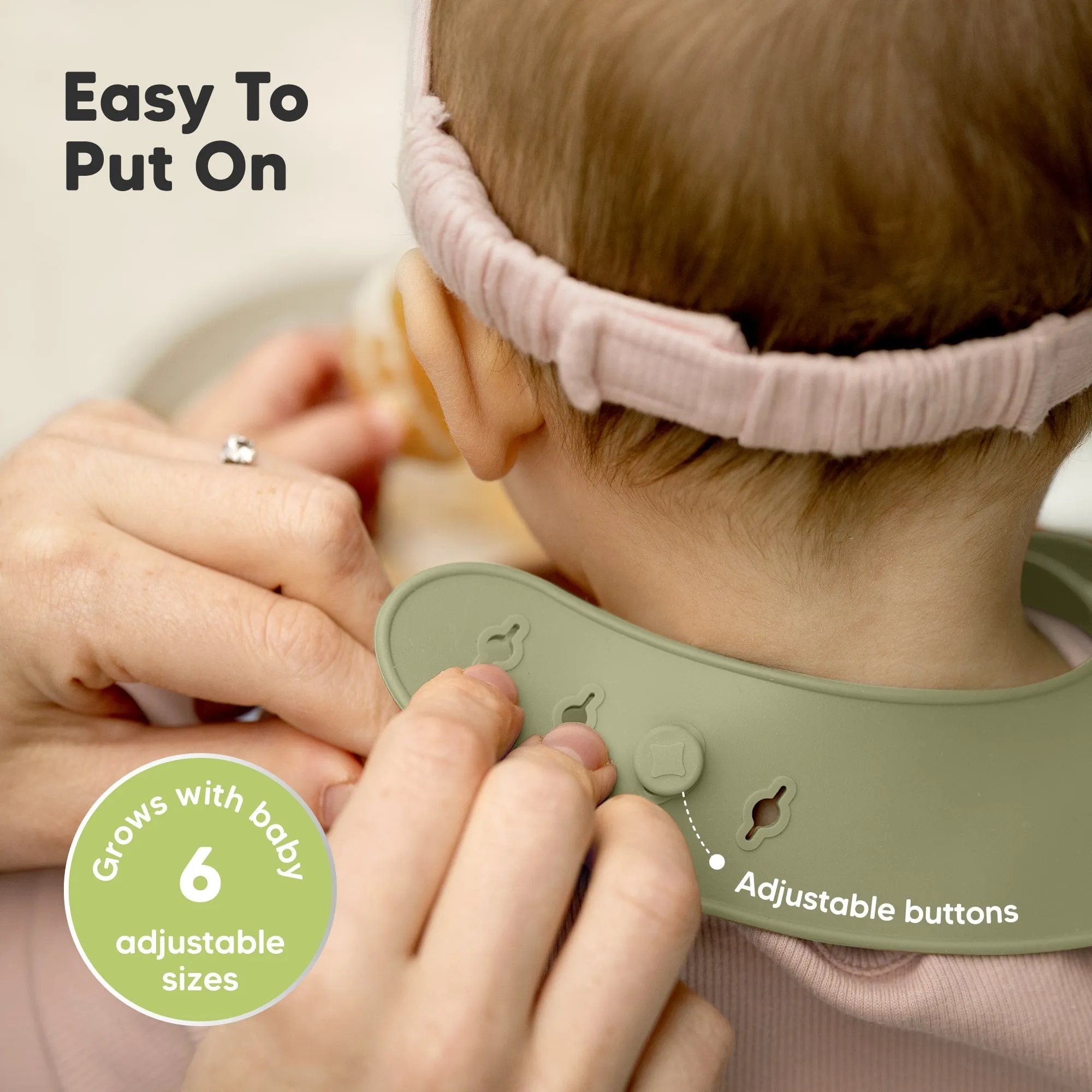 2-Pack Prep Silicone Bibs (Harvest)