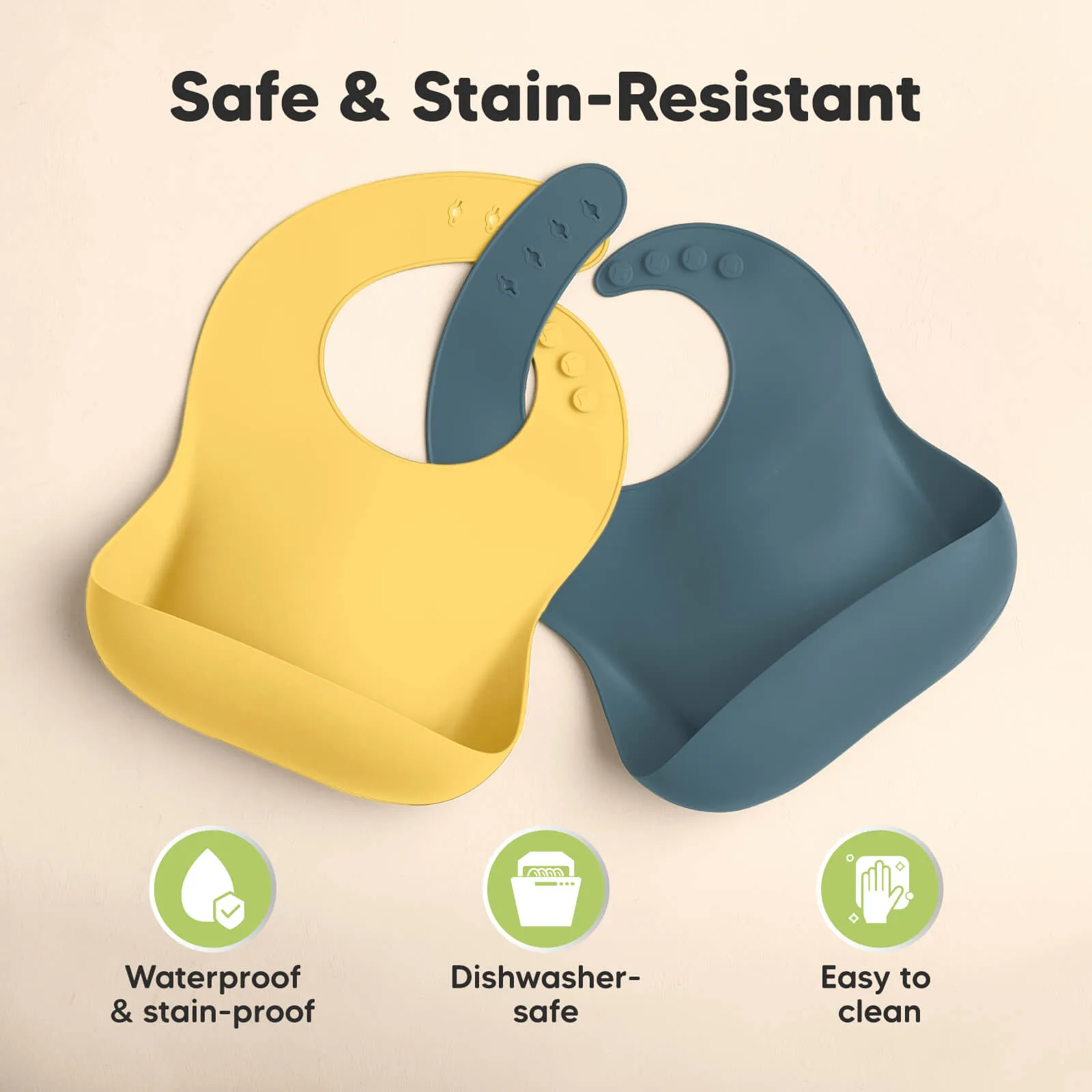 2-Pack Prep Silicone Bibs (Valiant)