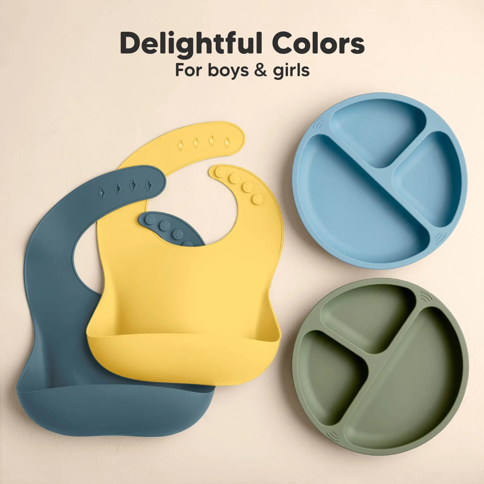 2-Pack Prep Silicone Bibs (Valiant)
