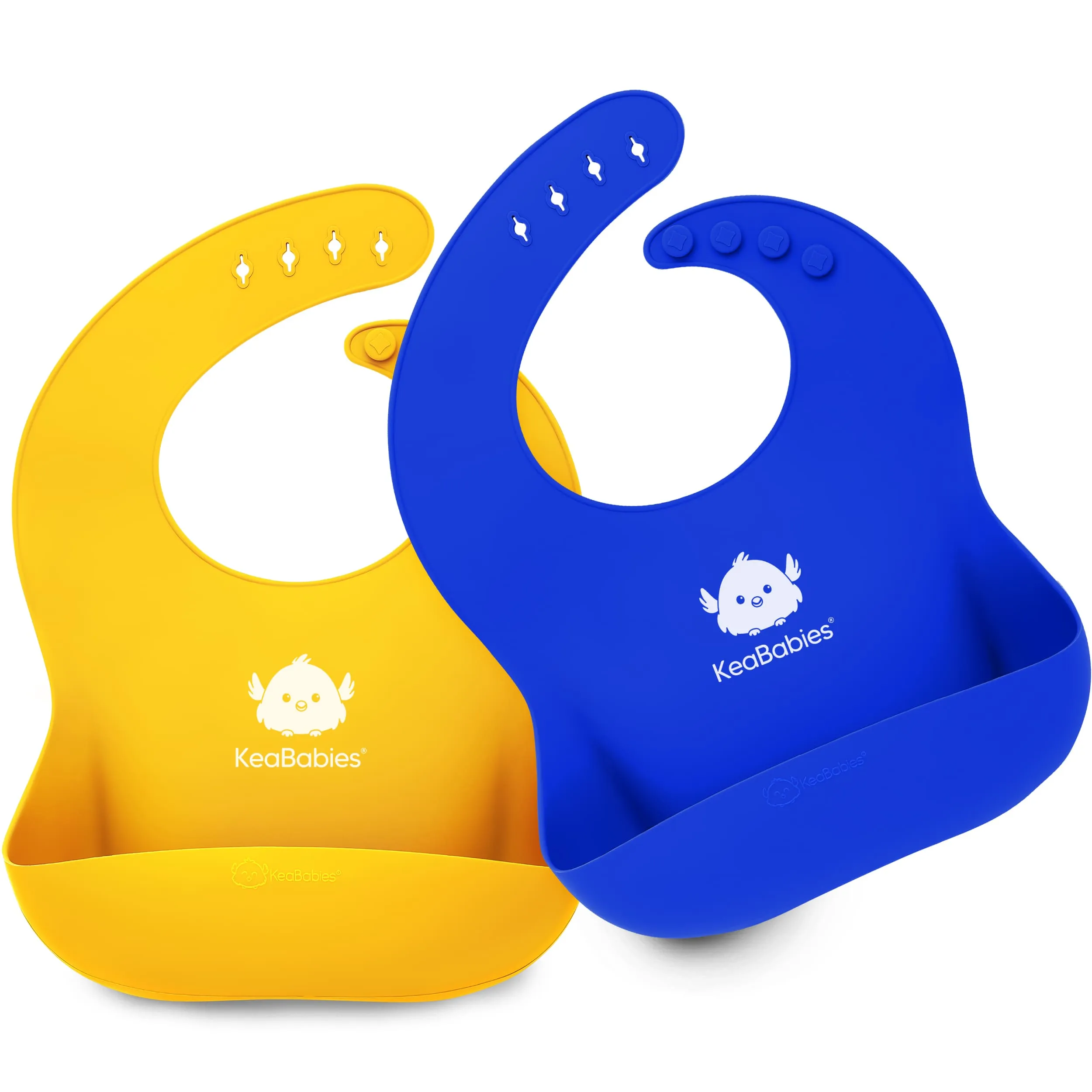2-Pack Prep Silicone Bibs