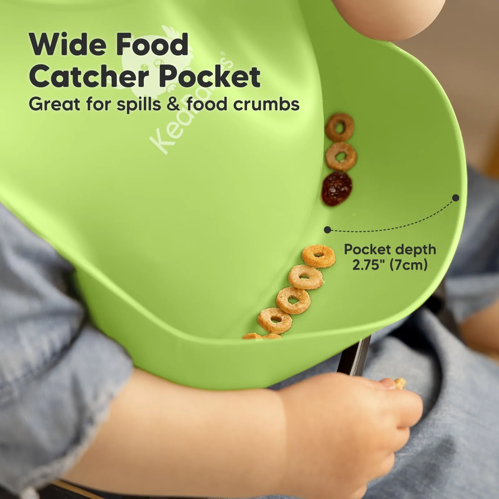 2-Pack Prep Silicone Bibs