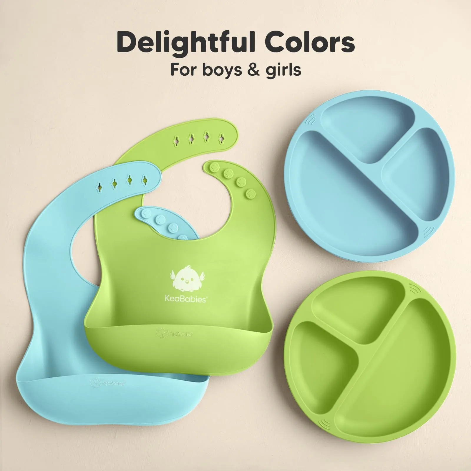 2-Pack Prep Silicone Bibs