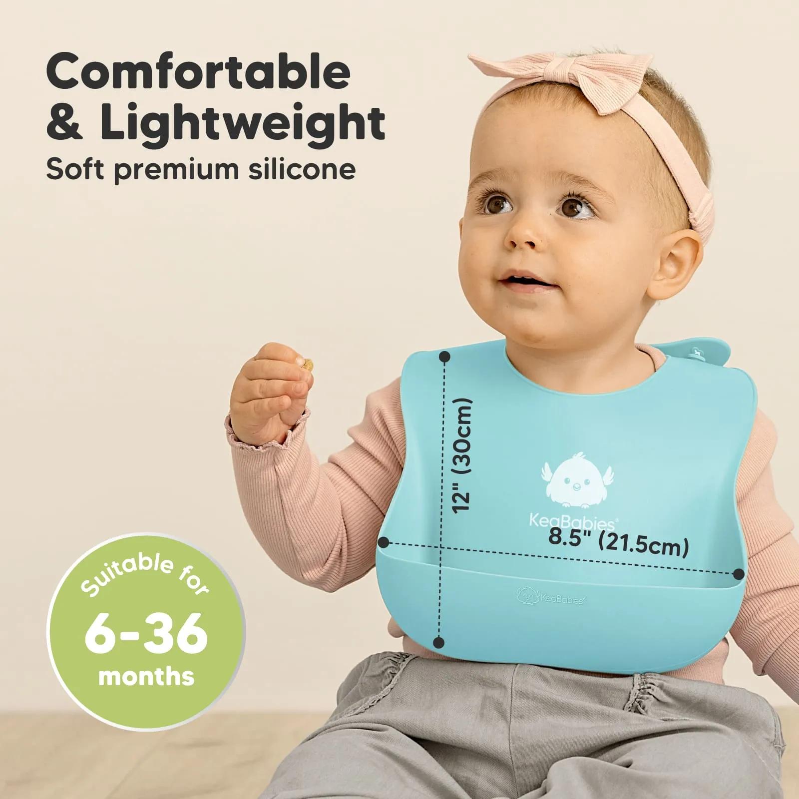2-Pack Prep Silicone Bibs