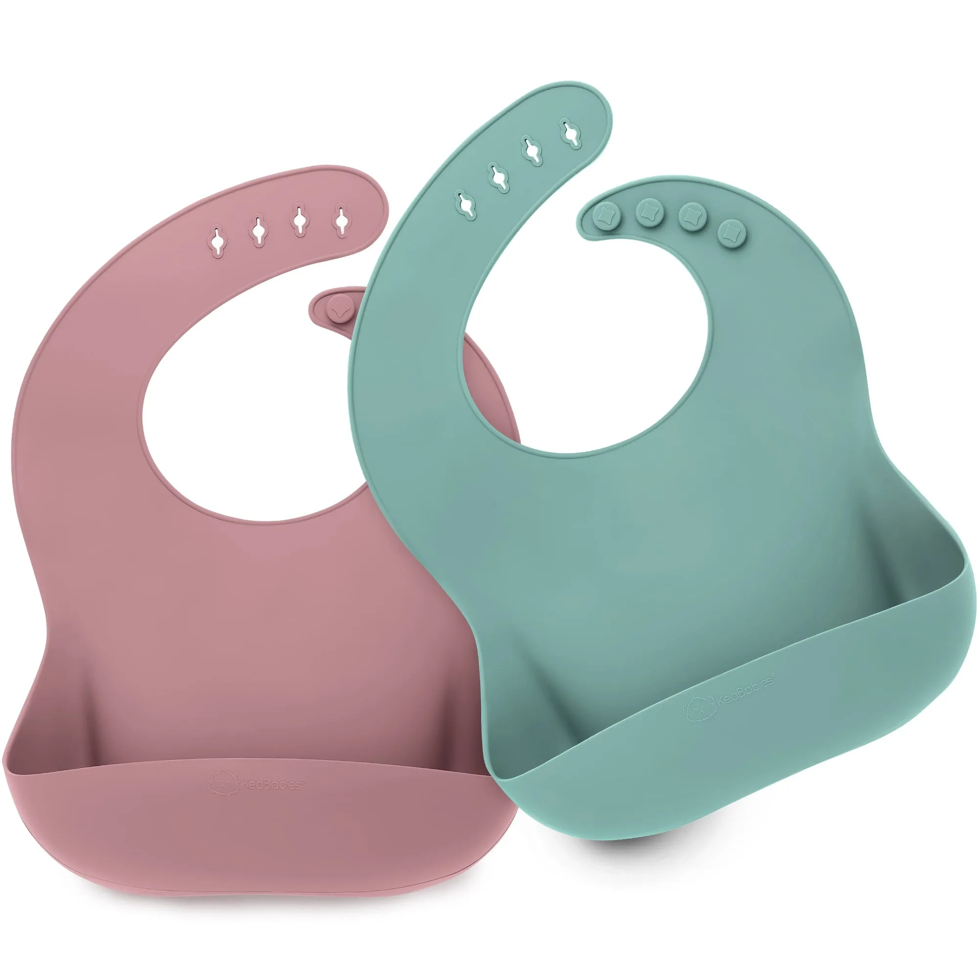 2-Pack Prep Silicone Bibs
