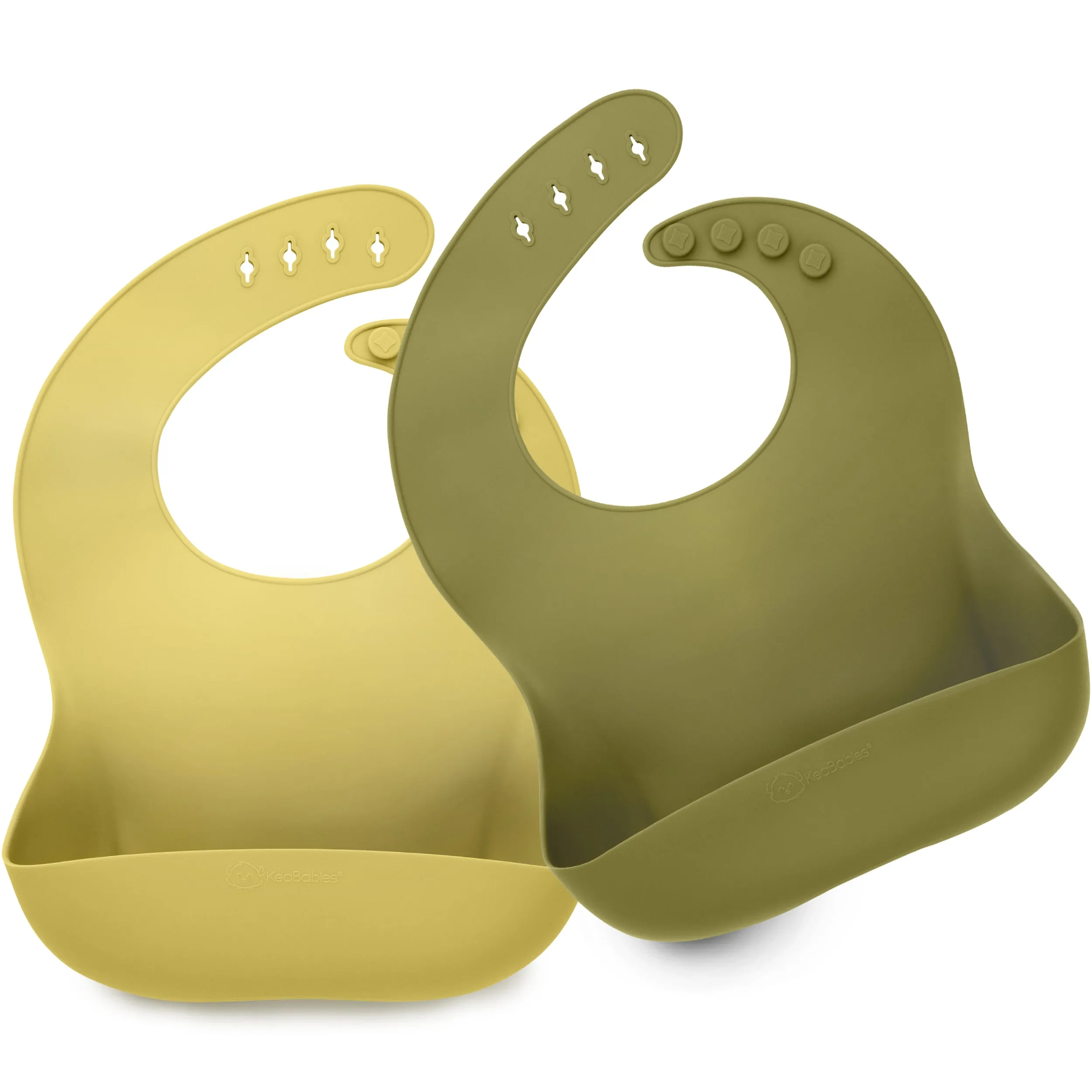 2-Pack Prep Silicone Bibs