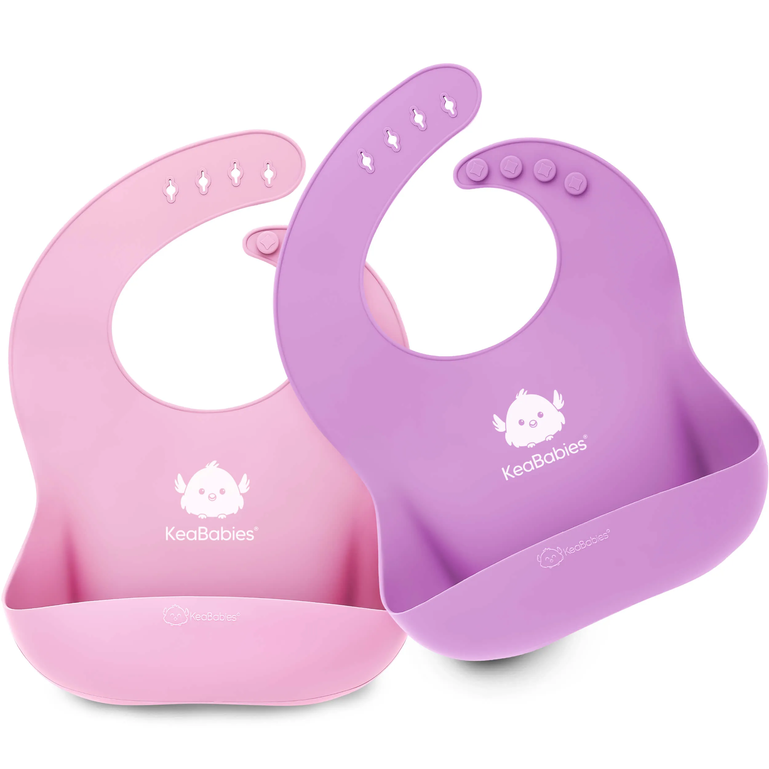 2-Pack Prep Silicone Bibs