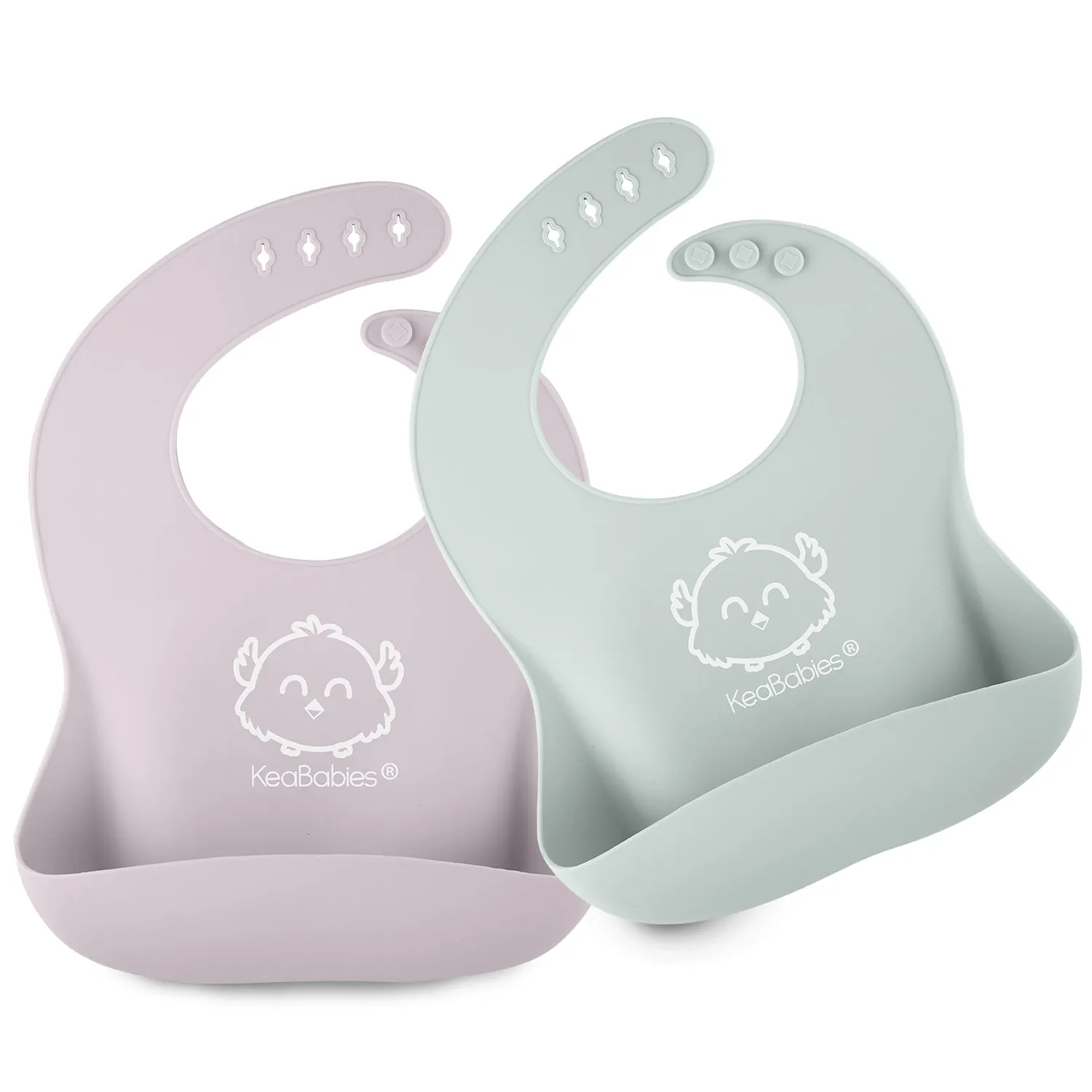 2-Pack Prep Silicone Bibs