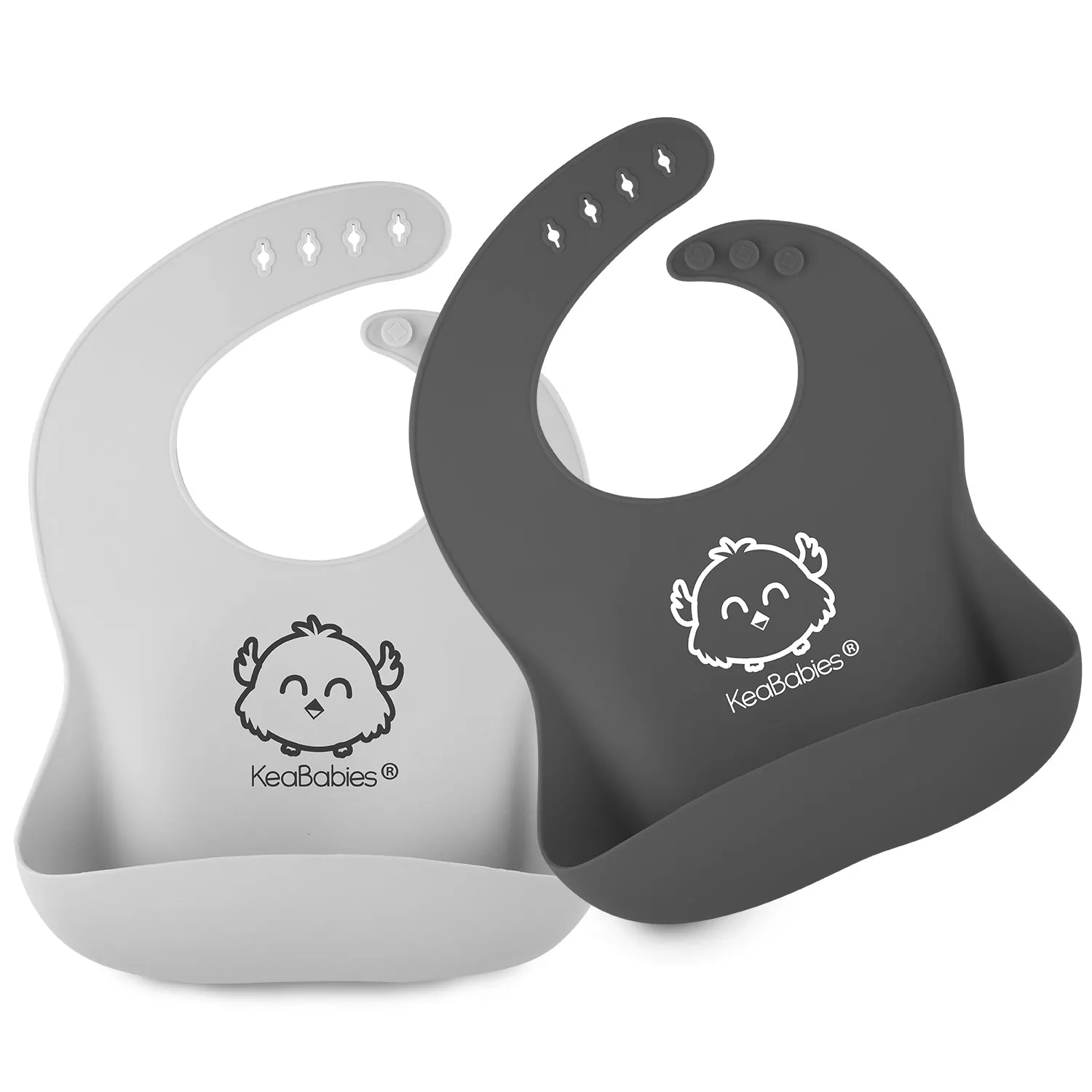 2-Pack Prep Silicone Bibs