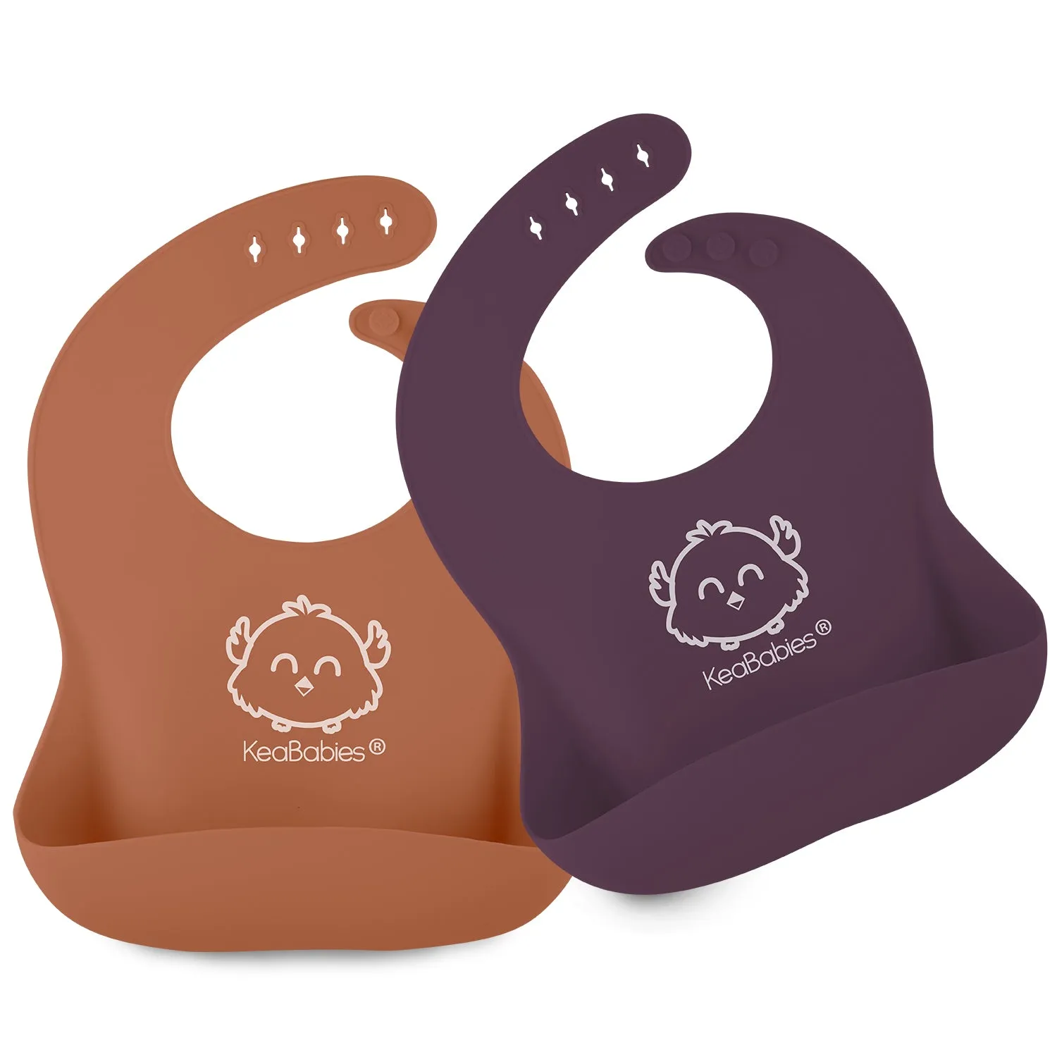 2-Pack Prep Silicone Bibs