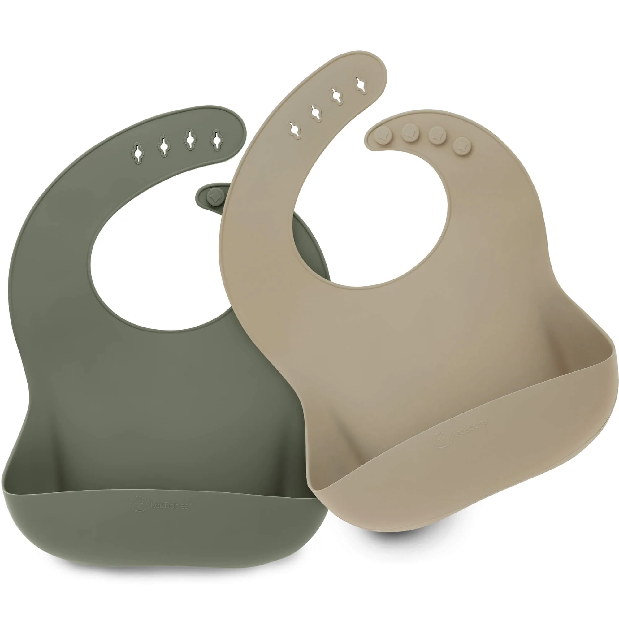 2-Pack Prep Silicone Bibs