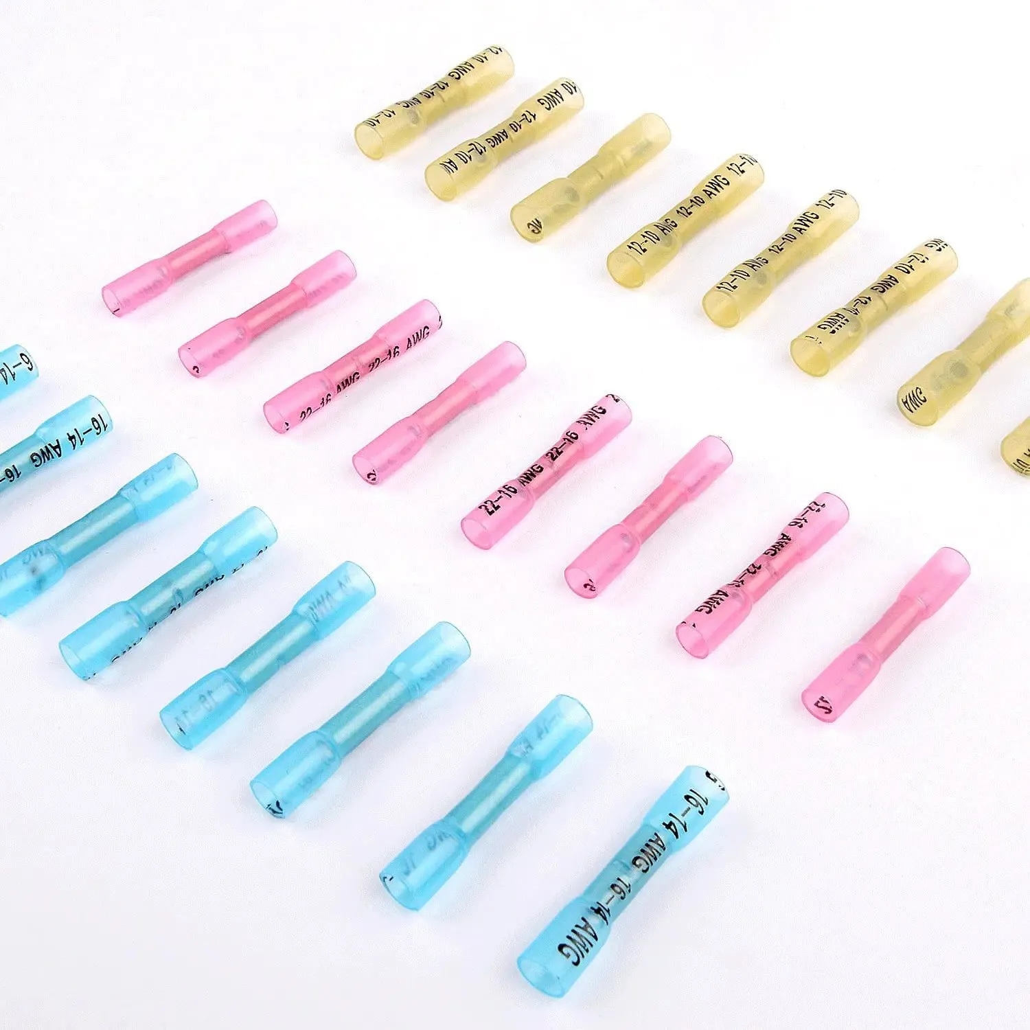 200Pcs Heat Shrink Wire Connectors