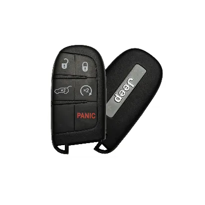 2017-2019 Jeep Compass 5 Btn Proximity "Tombstone" Remote - FCC: M3N-40821302 / 68250343AB