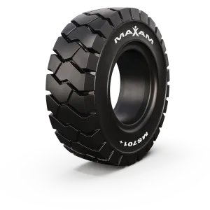 28X9-15 (8.15-15) Maxam MS701  Pro (7.0) Solid Tire, SW (No Lockring), BSW, Traction V50149