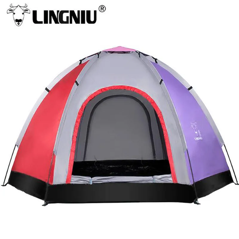 5-8 Person Camping Tent Waterproof Weather Resistant Hiking Tents