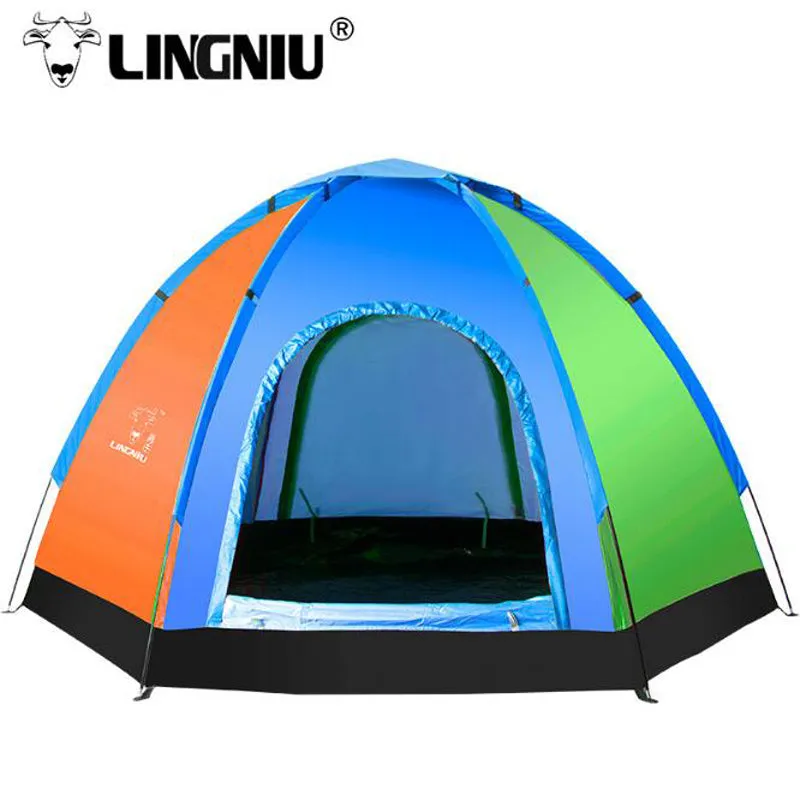 5-8 Person Camping Tent Waterproof Weather Resistant Hiking Tents