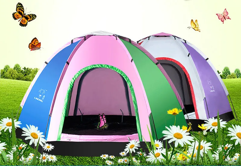 5-8 Person Camping Tent Waterproof Weather Resistant Hiking Tents