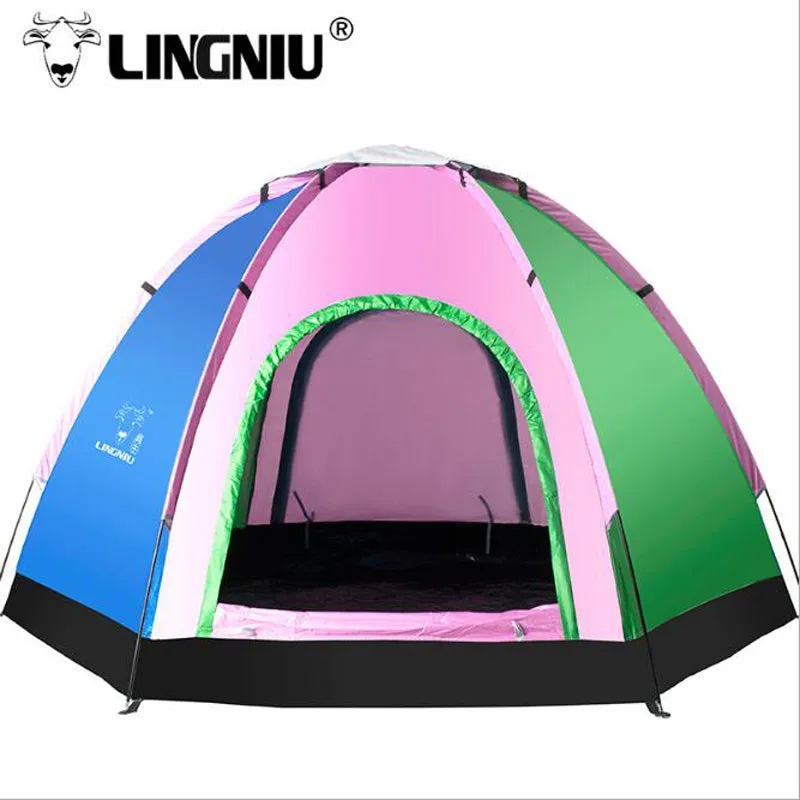 5-8 Person Camping Tent Waterproof Weather Resistant Hiking Tents
