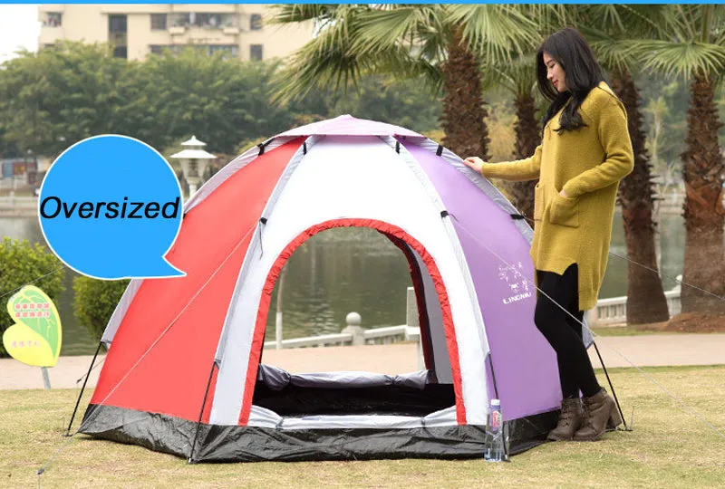 5-8 Person Camping Tent Waterproof Weather Resistant Hiking Tents