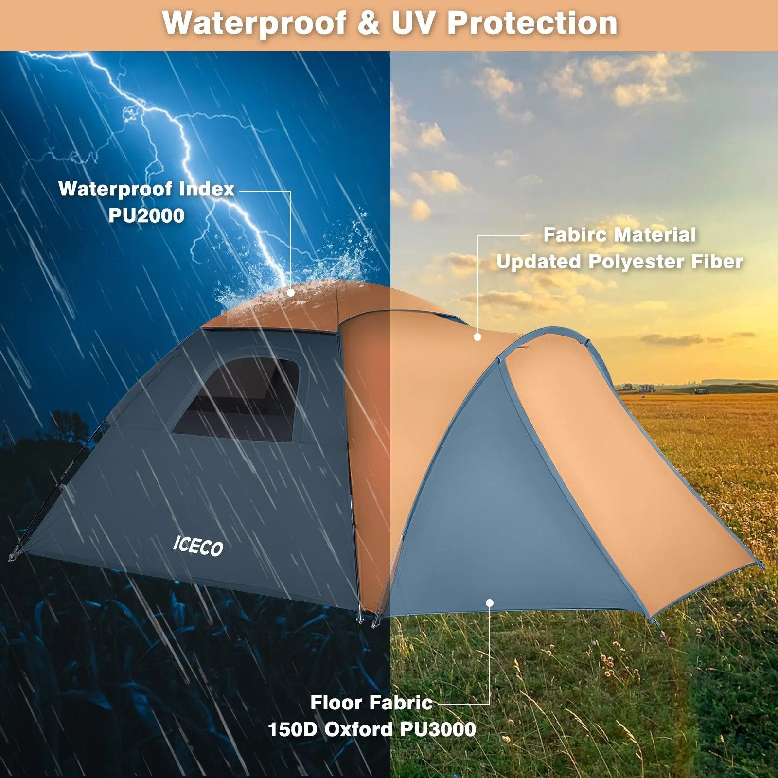 All Season 4 People Camping Tent | ICECO