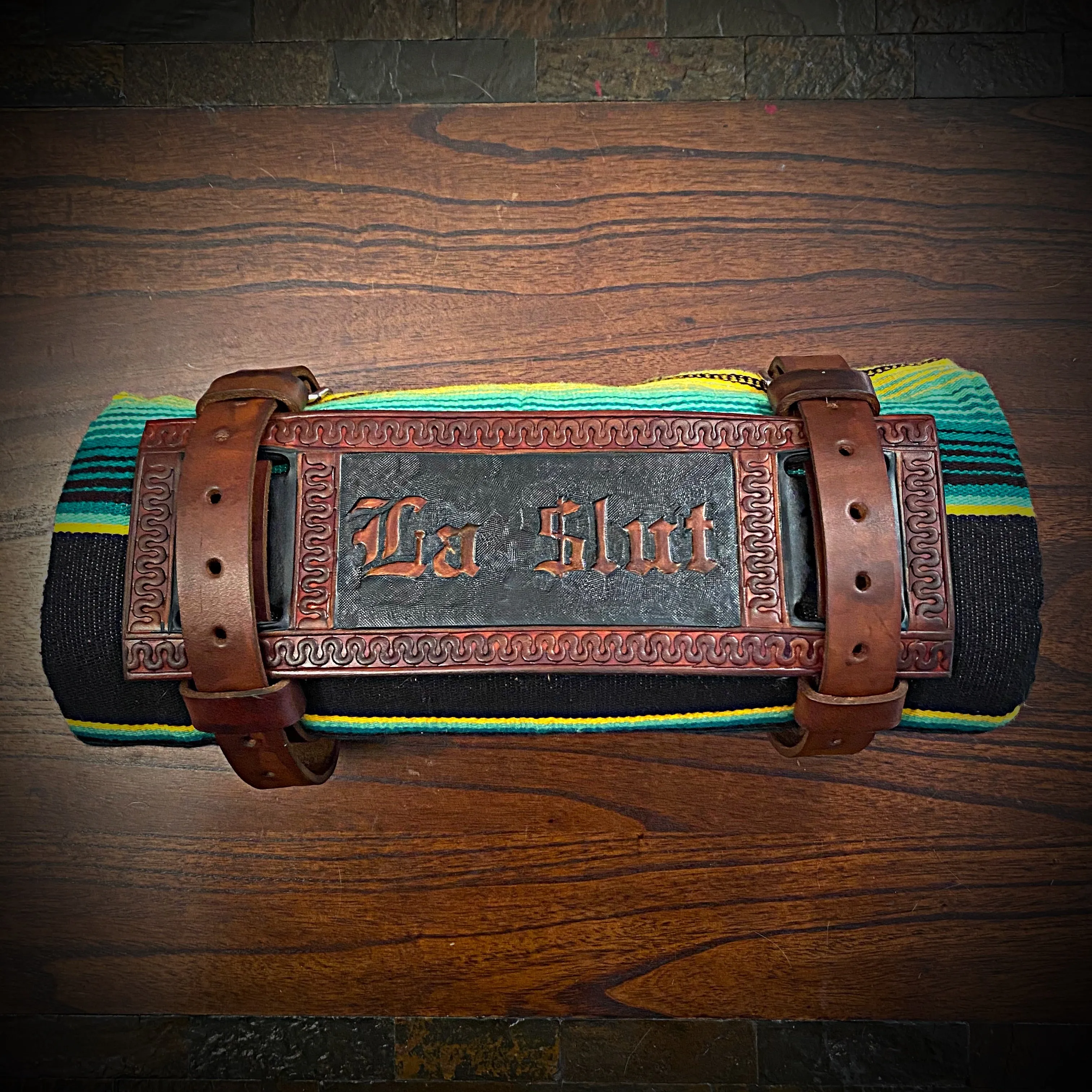 Bedroll for Motorcycles - Custom Art, Brown