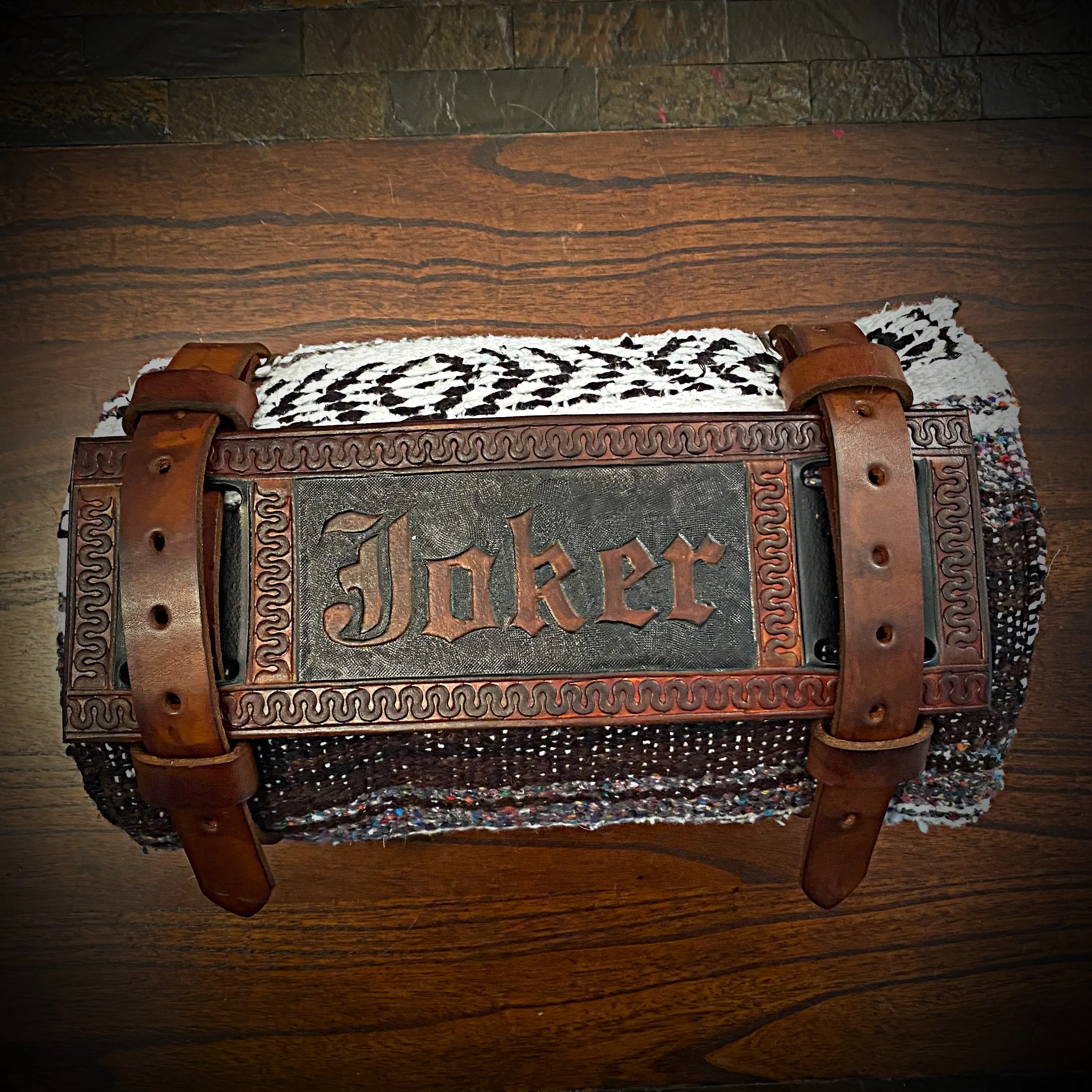 Bedroll for Motorcycles - Custom Art, Brown