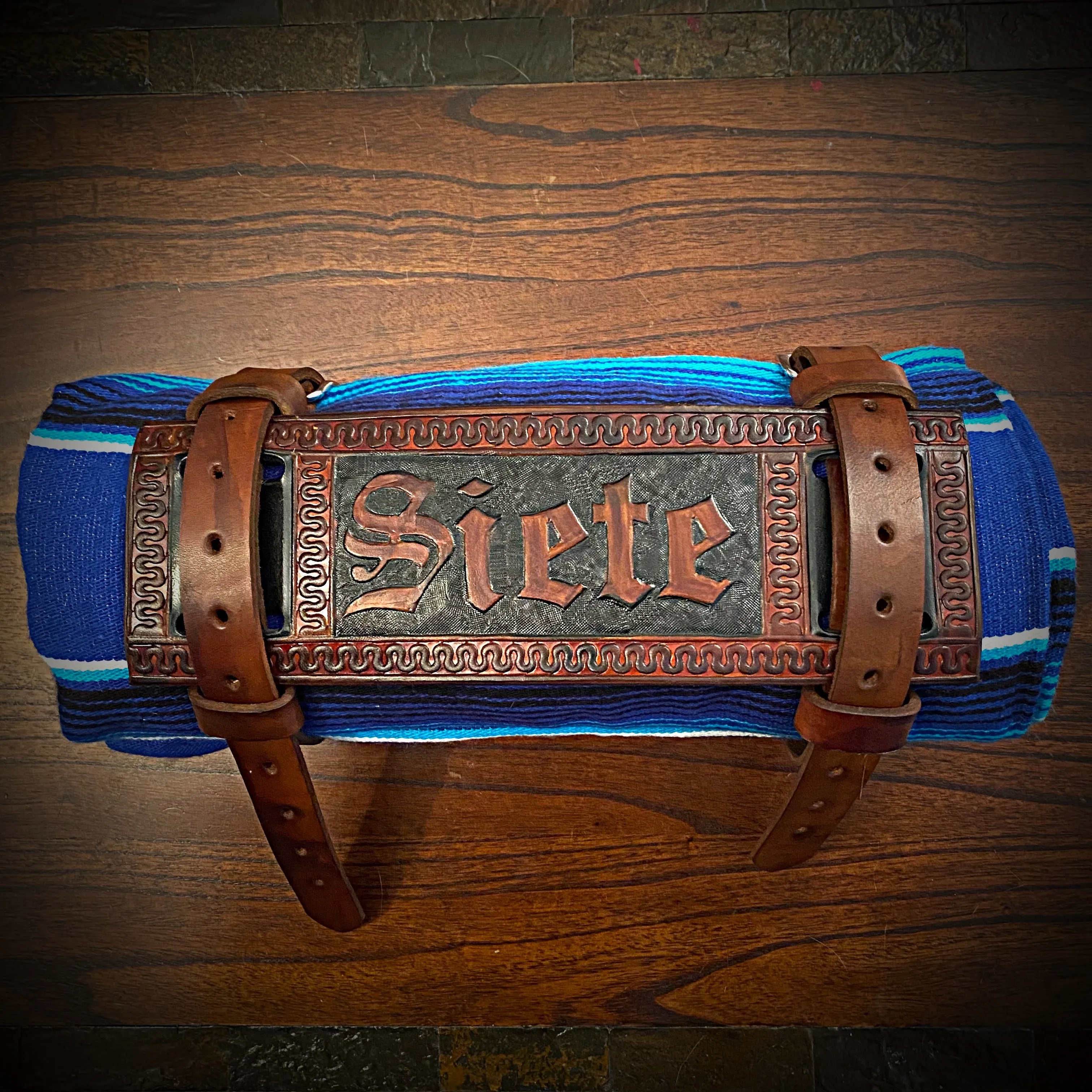 Bedroll for Motorcycles - Custom Art, Brown