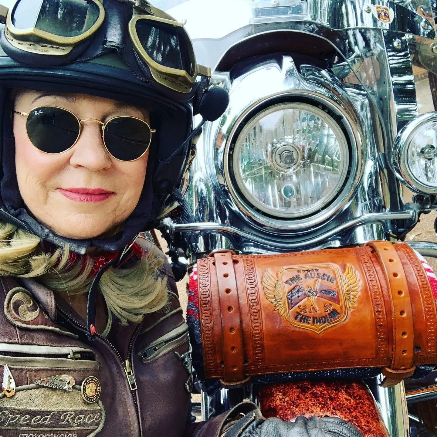 Bedroll for Motorcycles - Generation 2 Custom Art Indian Tan