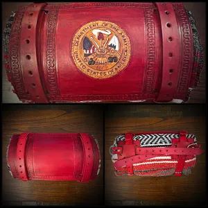 Bedroll for Motorcycles - Generation 2 Custom Art, Red