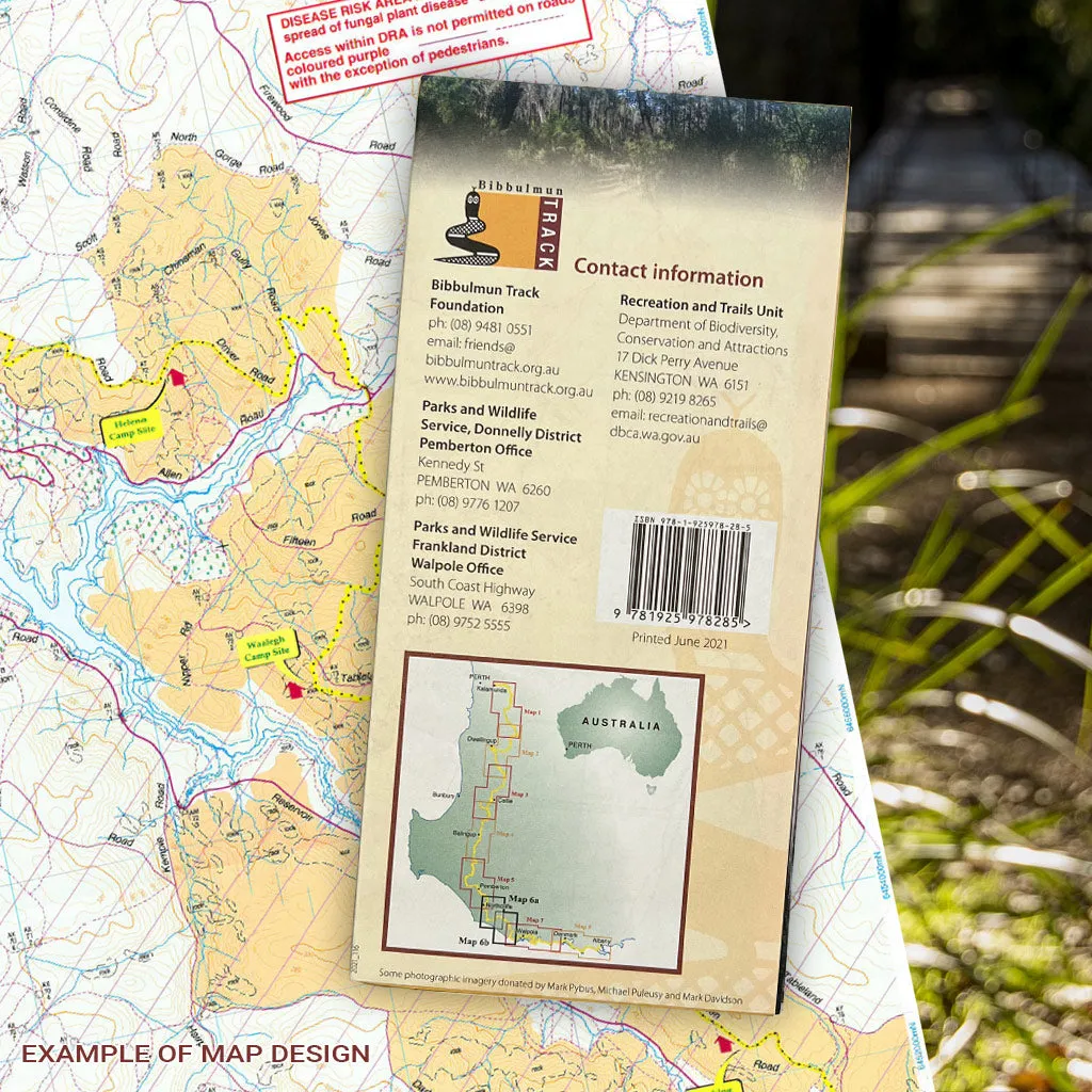 Bibbulmun Track Map 6 - Northcliffe