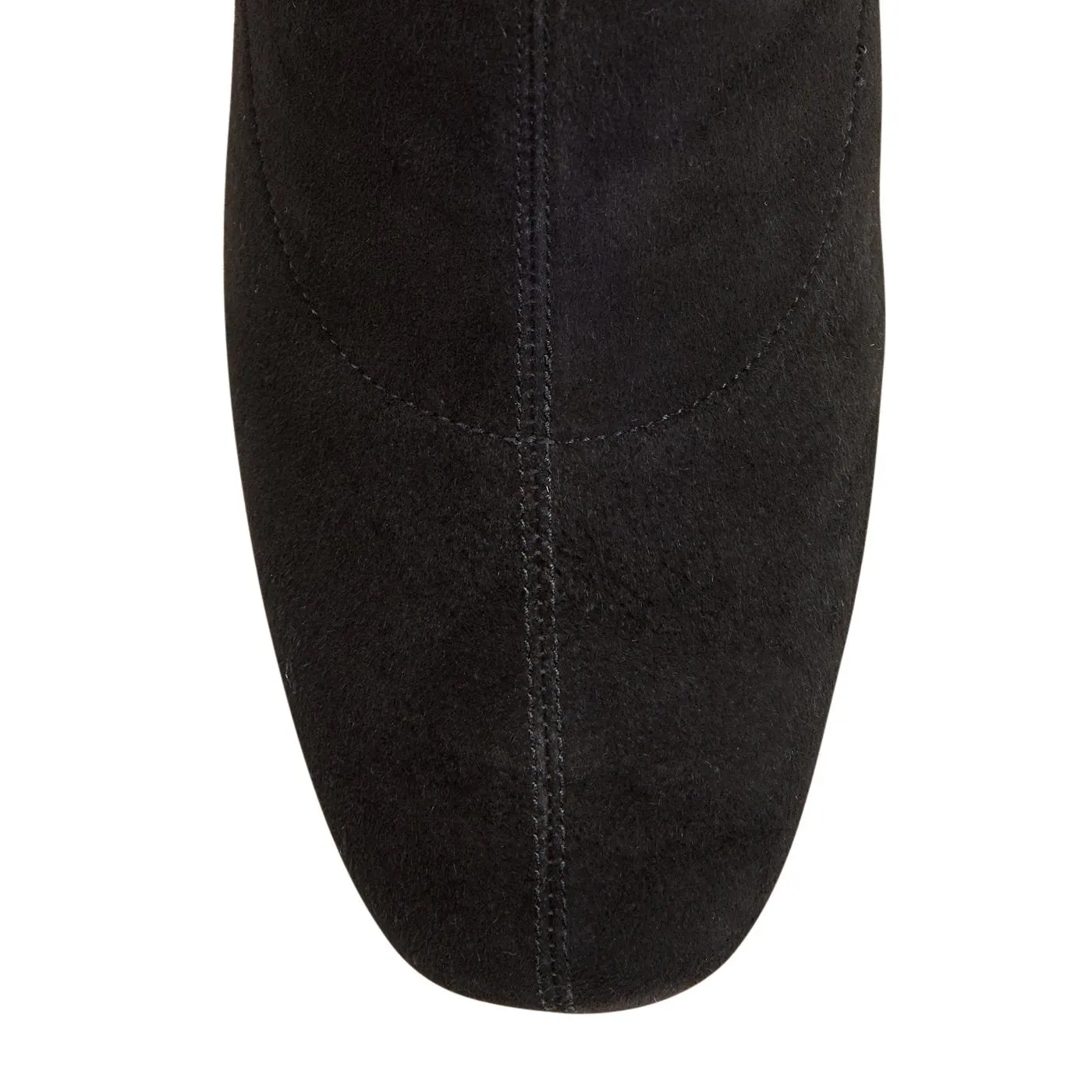 Briana Stretch Suede Bootie | Black