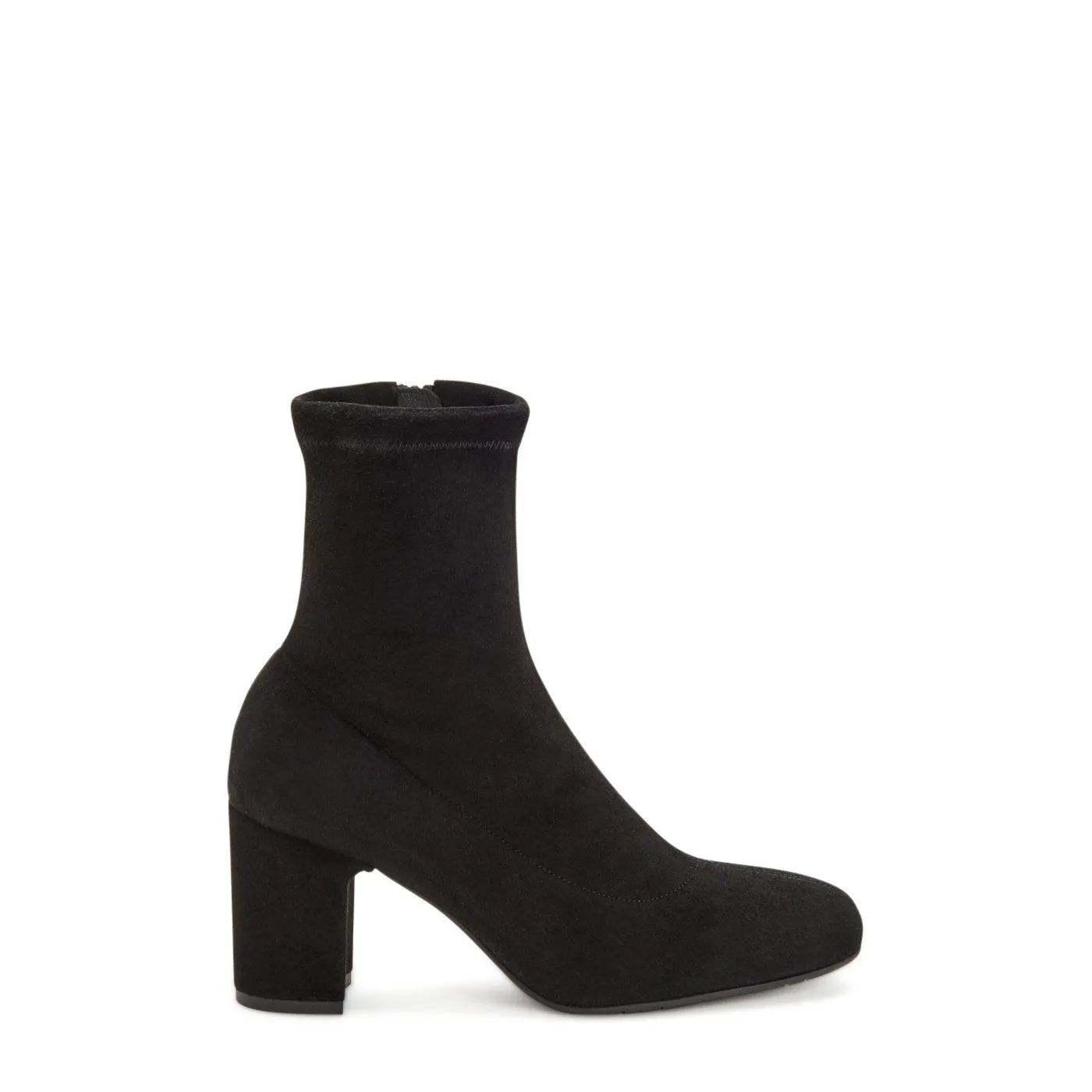 Briana Stretch Suede Bootie | Black