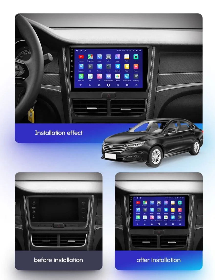Car Dealz 10.2" Android 10.0 For FAW Besturn B30 1 2015 - 2020 In Dash Plus OEM Fascia