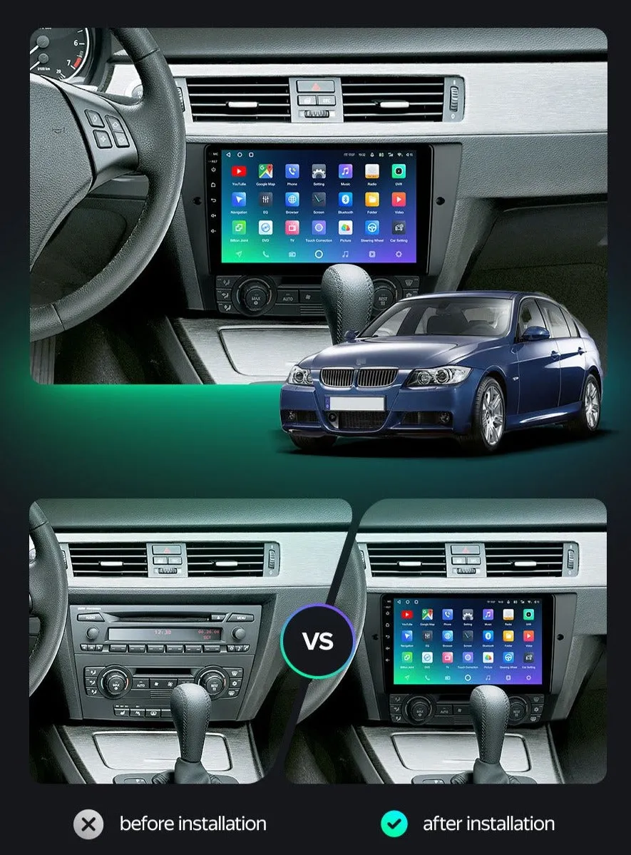 Car Dealz Premium Advanced 4G Data Model 10.2" Android 12.0 For BMW 3-Series E90 E91 E92 E93 2005 - 2013
