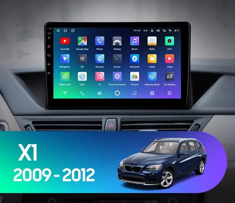 Car Dealz Premium Advanced 4G Data Model 10.2" Android 12.0 For BMW X1 E84 2009 - 2012 In Dash Plus OEM Fascia