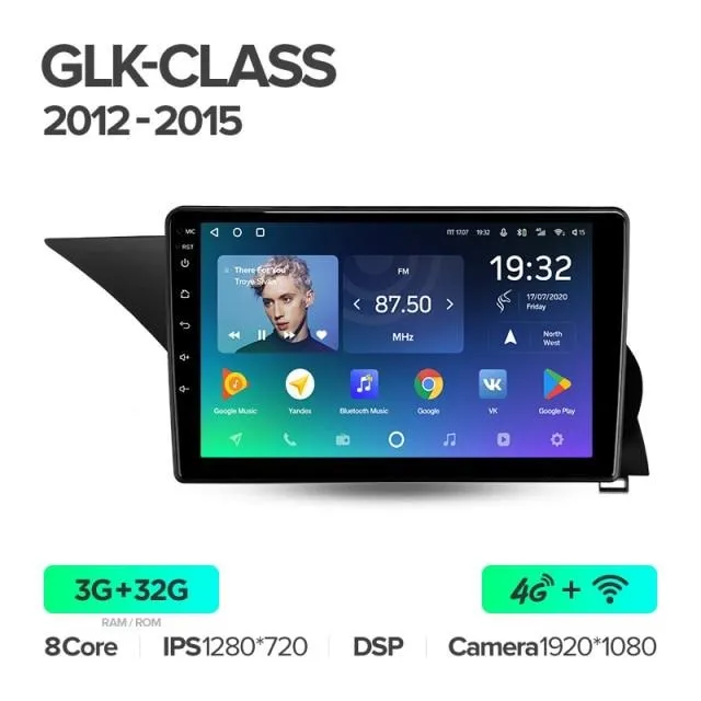 Car Dealz Premium Advanced 4G Data Model 10.2" Android 12.0 For Mercedes Benz GLK - Class X204 2012 - 2015