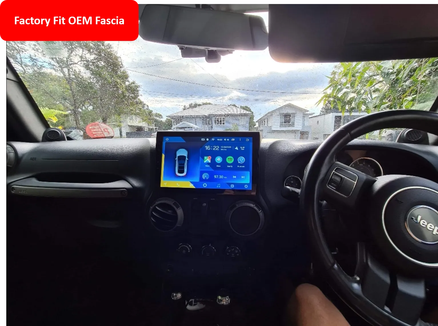Car Dealz Premium Advanced 4G Data Model 10.2" Android 12.0 For SsangYong Rexton Y250 II 2 2006 - 2012 In Dash Plus OEM Fascia