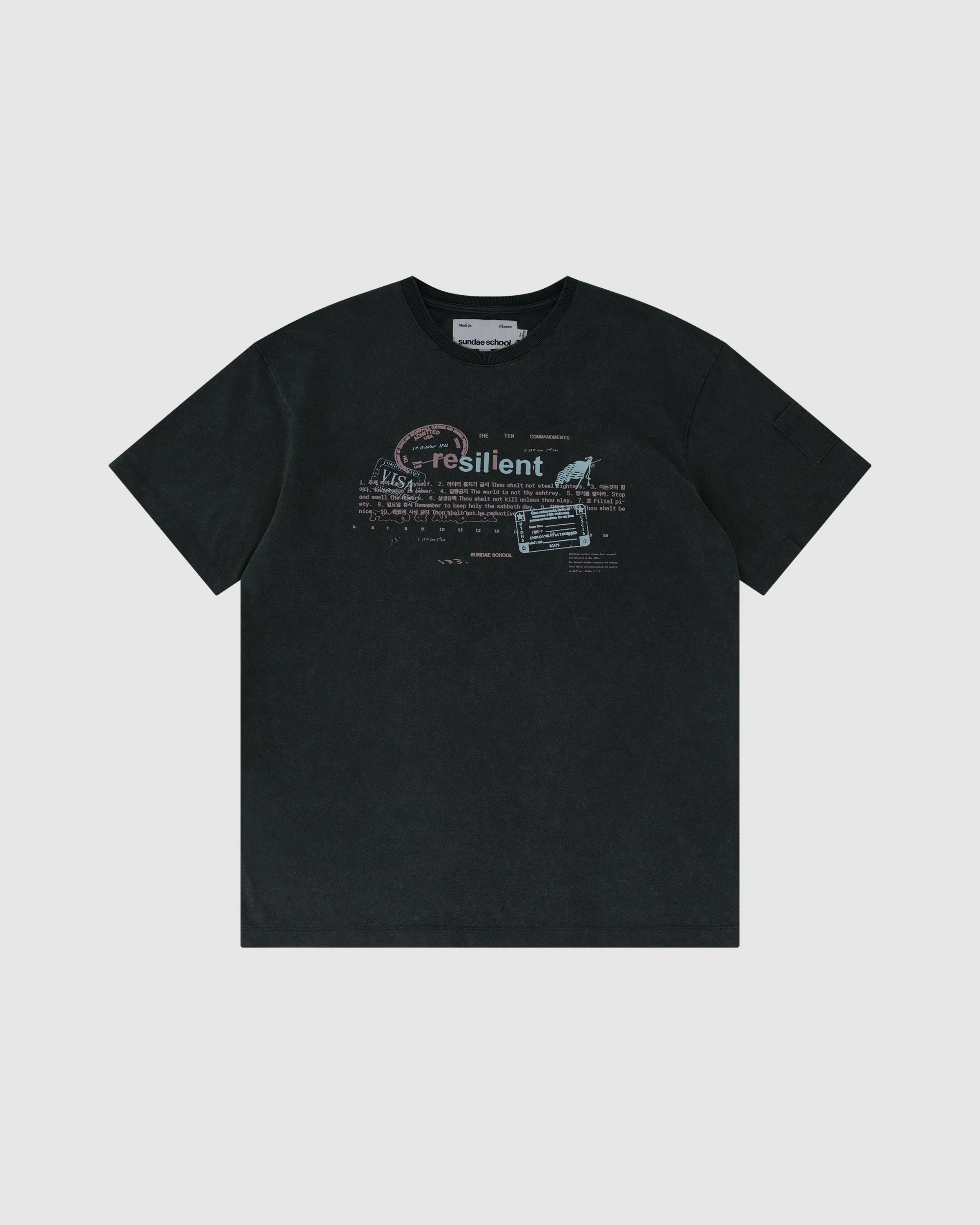CHARCOAL RESILIENT T-SHIRT