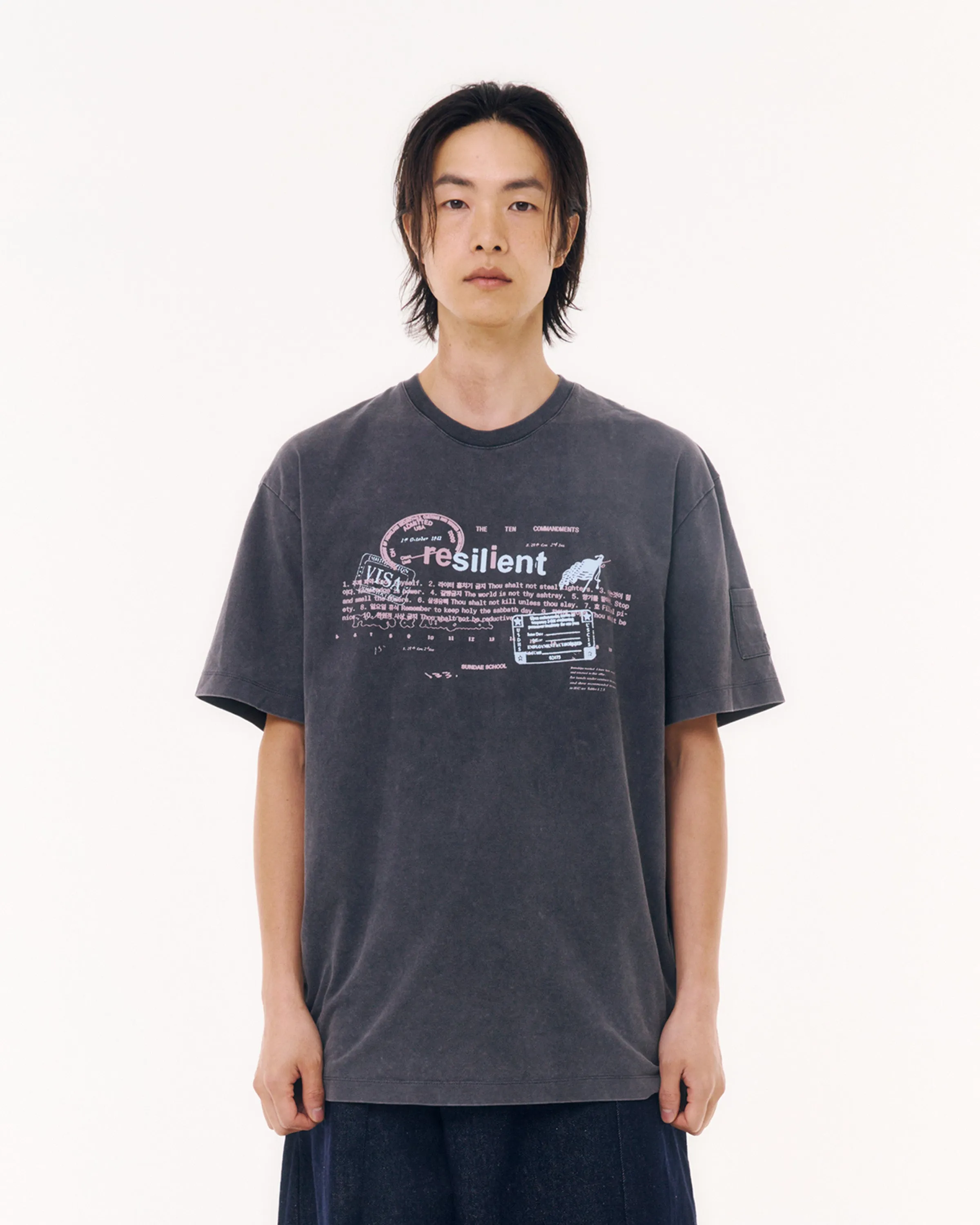 CHARCOAL RESILIENT T-SHIRT