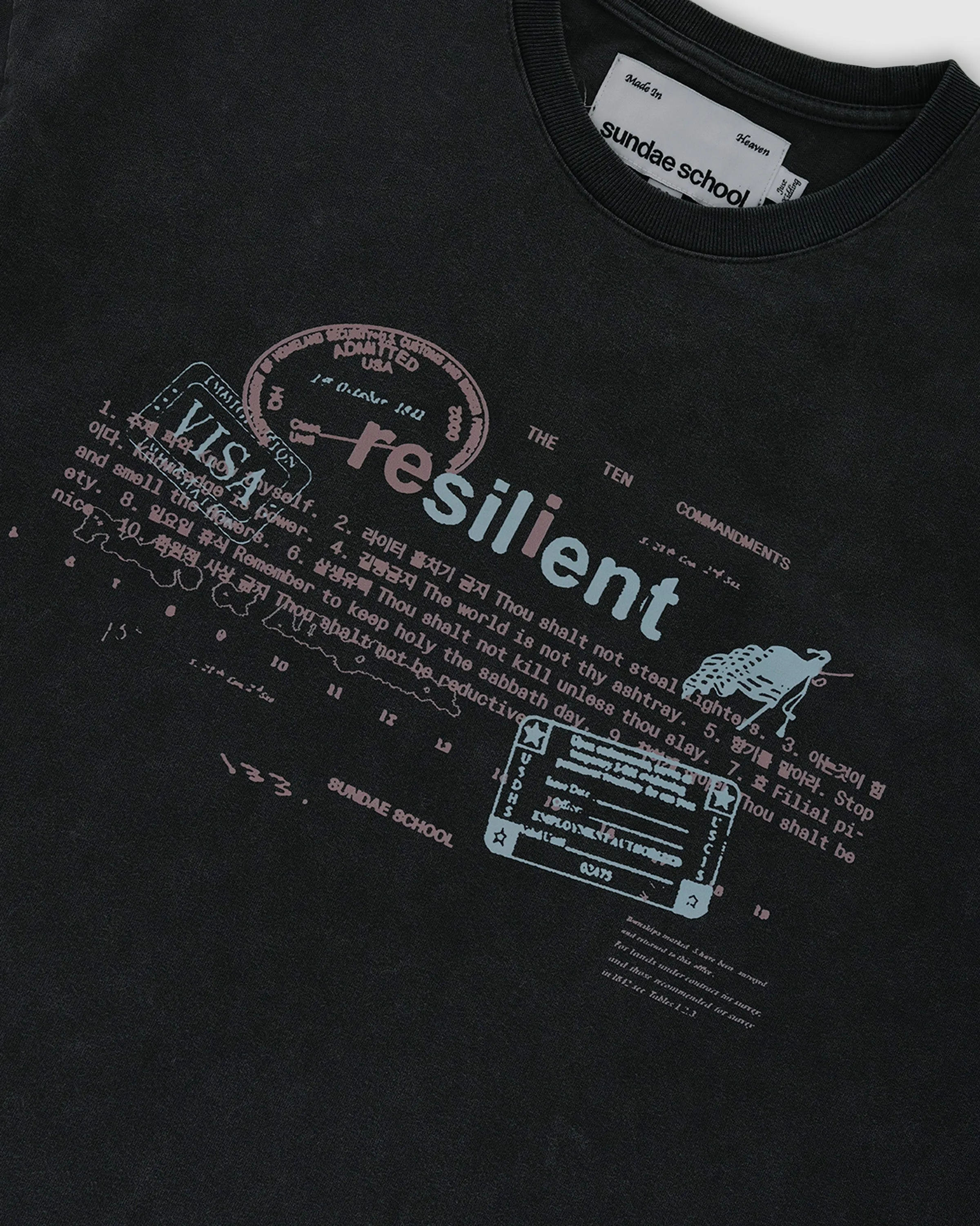 CHARCOAL RESILIENT T-SHIRT