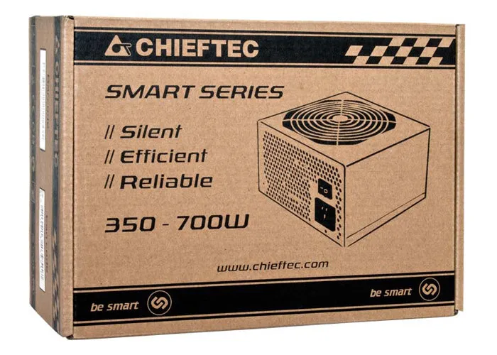 Chieftec Smart Gps-500A8 Power Supply Unit 500 W 20 4 Pin Atx Atx Black