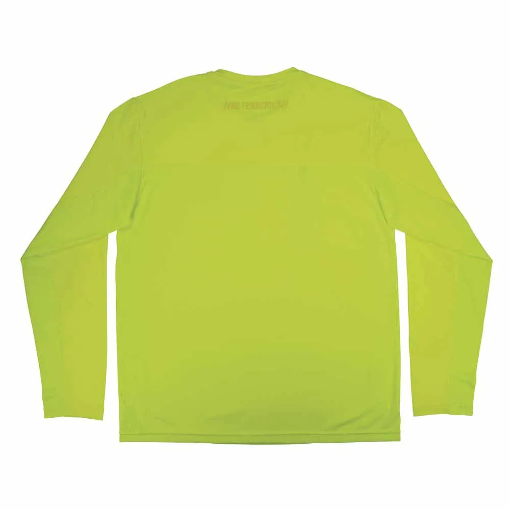 Ergodyne 12145 6689 XL Lime Cooling Long Sleeve Sun Shirt with UV Protection