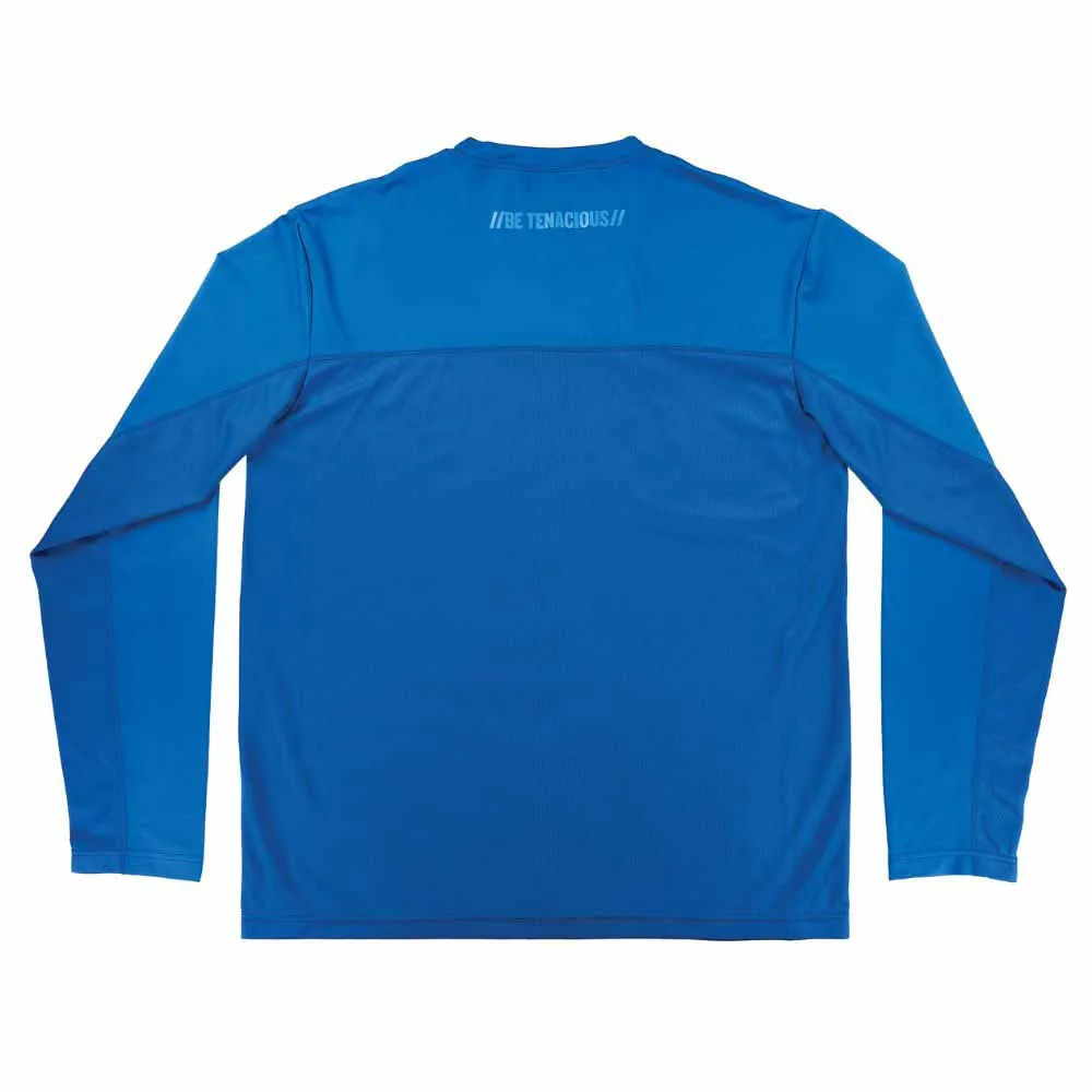 Ergodyne 12153 6689 M Blue Cooling Long Sleeve Sun Shirt with UV Protection