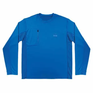 Ergodyne 12156 6689 2XL Blue Cooling Long Sleeve Sun Shirt with UV Protection