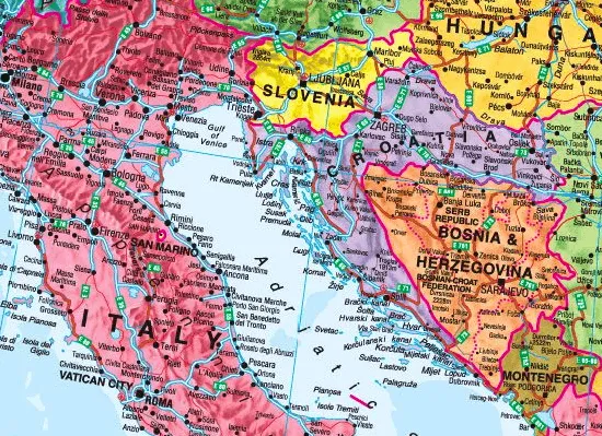 Europe Wall Map (Revised) by Maps International