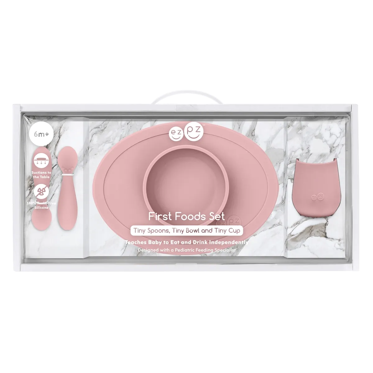 ezpz - First Foods Set (Blush)