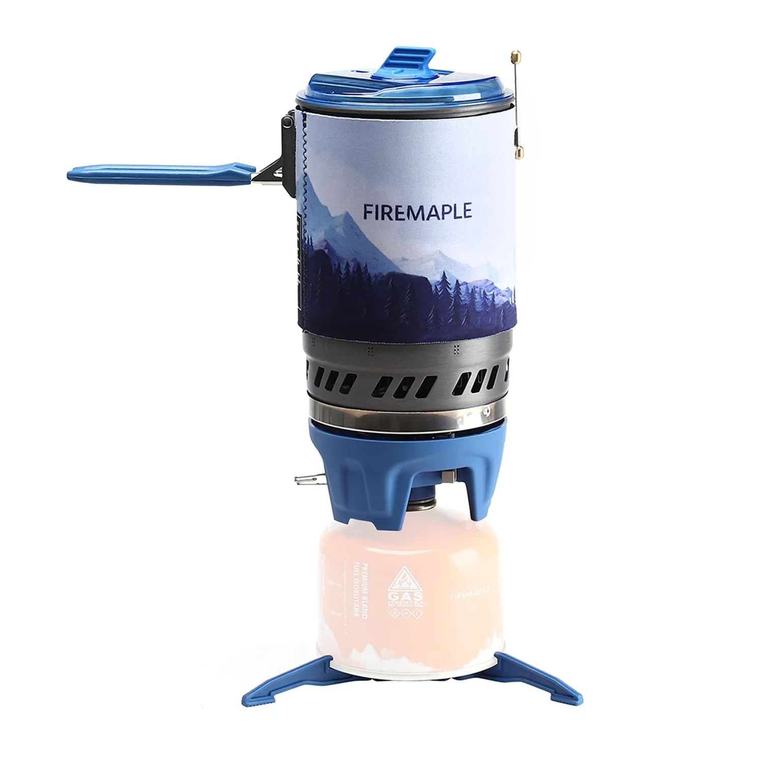 Fire Maple Polaris X5 Cooking System Portable Stove Micro Regulator Valve Electric Jet Burner Pot Camping Backpack Water Boiler